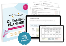 Load image into Gallery viewer, Ultimate Cleaning Planner