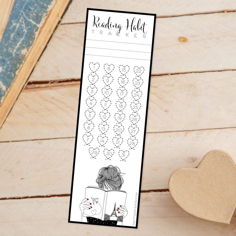 Reading Habit Tracker Bookmark – Pretty Simple Mom reading-habit-tracker-bookmark-pretty-simple-mom